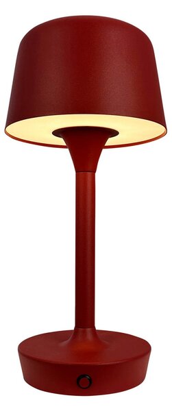 Stolne Lampa Dyberg Larsen, Flow, prigušiv, Crvena, Dnevna soba, Metal, Skandinavski