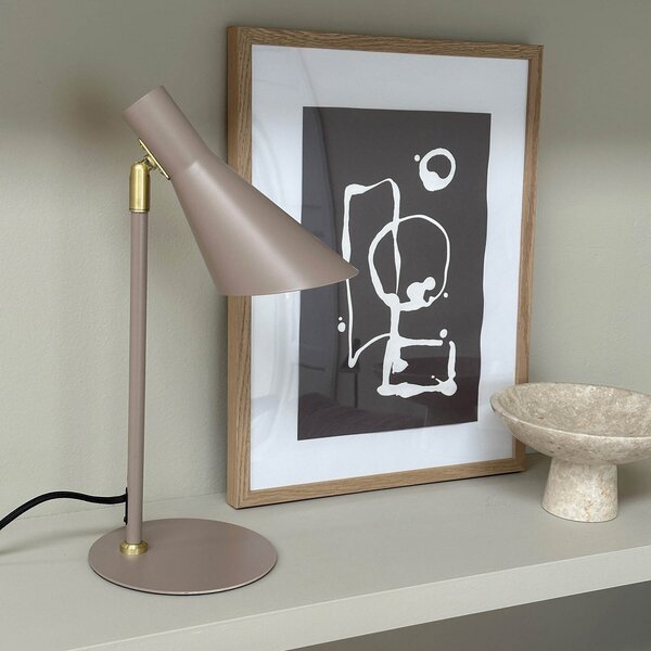 Stolne Lampa Dyberg Larsen, DL12, Bež, Dnevna soba, Metal, Dizajn