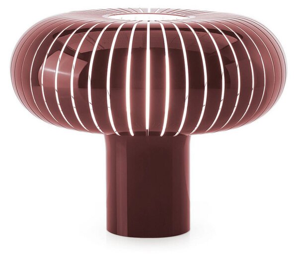 Stolne Lampa Kartell, Teresa, prigušiv, Crvena, Dnevna soba, Plastika, Dizajn
