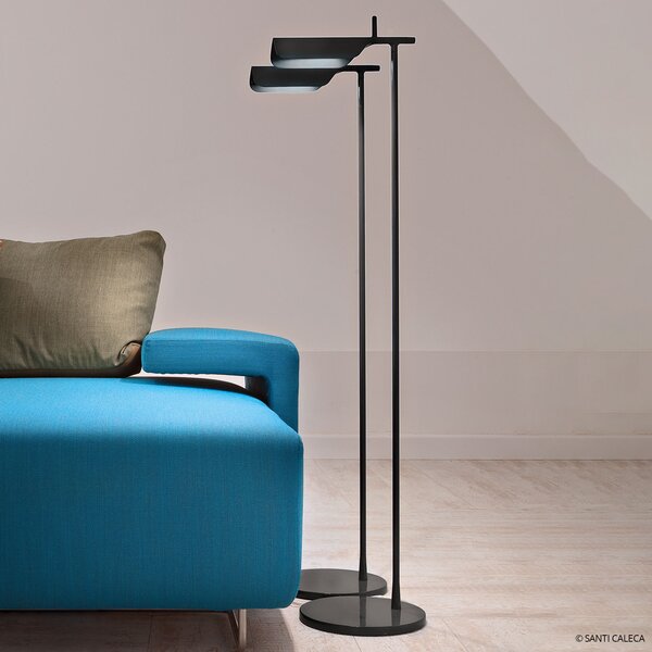 Podne Lampa FLOS, TAB, Crno, Dnevna soba, Metal, Dizajn