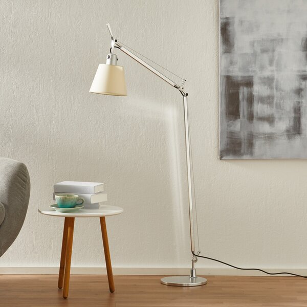 Podne Lampa Artemide, Tolomeo, Bijela, Dnevna soba, Metal, Dizajn
