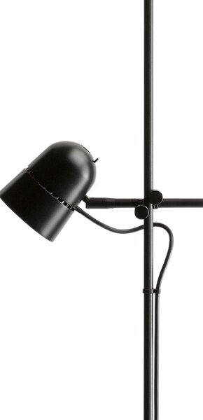 Podne Lampa Luceplan, Counterbalance, prigušiv, Crno, Dnevna soba, Metal, Dizajn