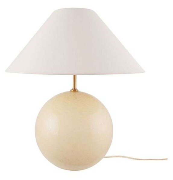 Stolne Lampa Globen Lighting, IRIS, Bež, Dnevna soba, Staklo, Vintage