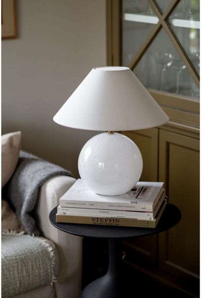 Stolne Lampa Globen Lighting, Bijela, Dnevna soba, Staklo