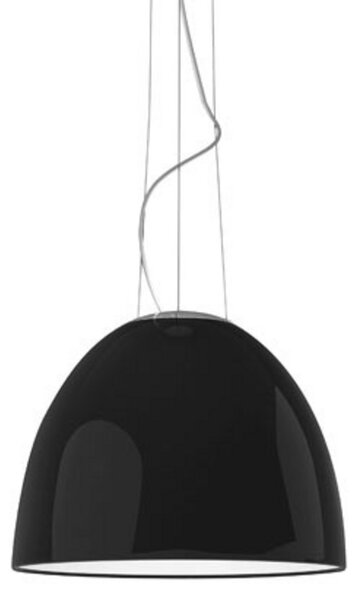 Viseće Svjetiljka Artemide, Nur Gloss Mini, prigušiv, Crno, Dnevna soba, Metal, Dizajn