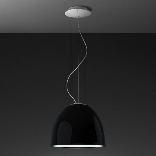 Viseće Svjetiljka Artemide, Nur Gloss Mini, prigušiv, Crno, Dnevna soba, Metal, Dizajn