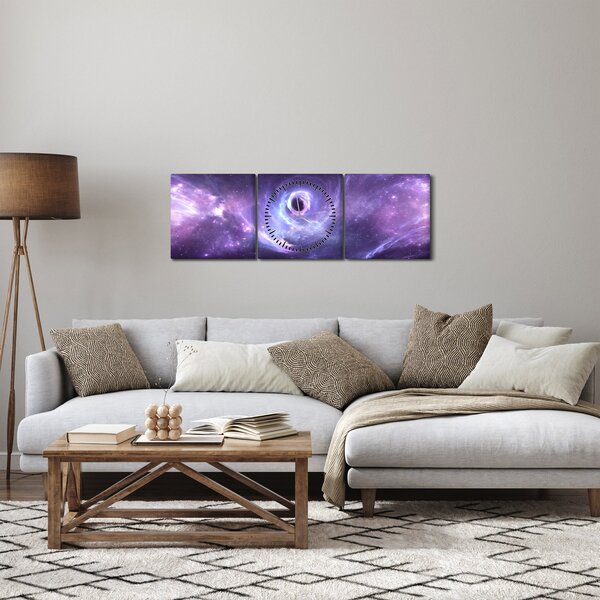 Slika - Svemir (sa satom) (90x30 cm)