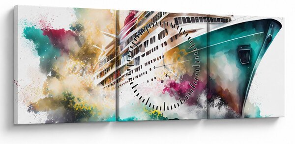 Slika - Akvarel more (sa satom) (90x30 cm)