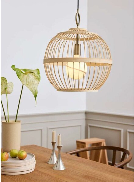 Stockholm Nordic viseća lampa, Ø 40 cm, drvo - Halo Design