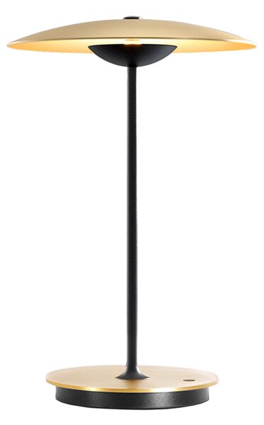 Stolne Lampa MARSET, Ginger, prigušiv, Zlato / mjed, Dnevna soba, Metal, Dizajn
