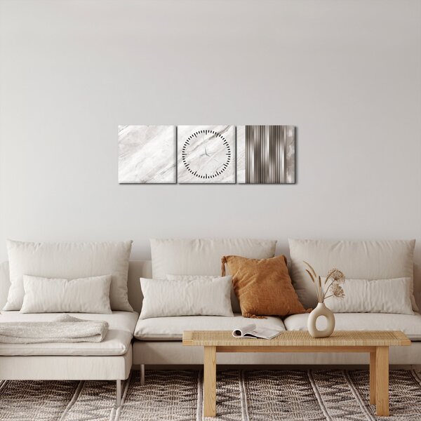 Slika - Mramor sa srebrnim linijama (sa satom) (90x30 cm)