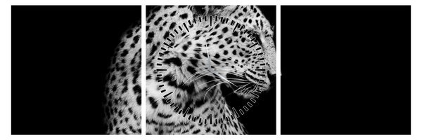 Slika - Leopard (sa satom) (90x30 cm)