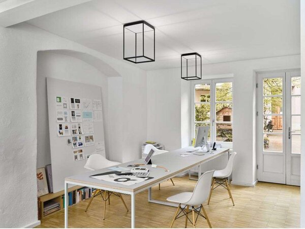 Stropne Svjetiljka Serien Lighting, prigušiv, Crno, Dnevna soba, Aluminij