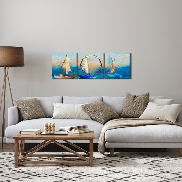 Slika - Slikanje pejzaža, slikanje (sa satom) (90x30 cm)