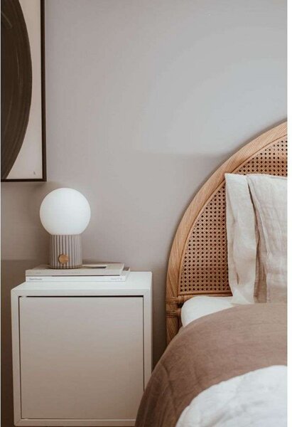Stolne Lampa Globen Lighting, Sivo, Dnevna soba, Staklo
