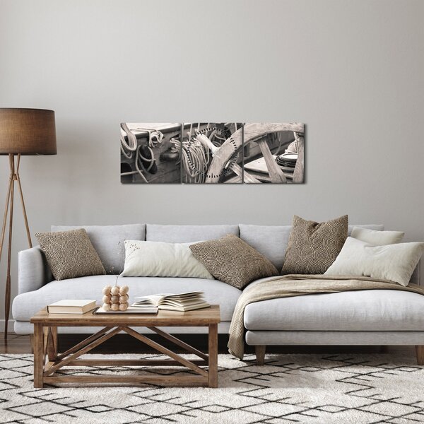Slika - Kormilo jedrilice (sa satom) (90x30 cm)
