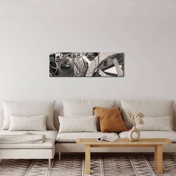 Slika - Kormilo jedrilice (sa satom) (90x30 cm)