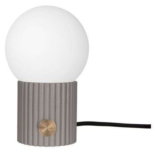Stolne Lampa Globen Lighting, Sivo, Dnevna soba, Staklo