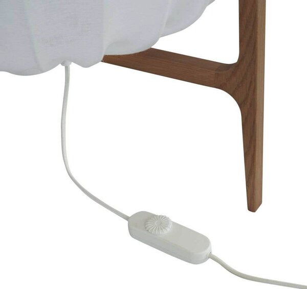 Podne Lampa Watt & Veke, prigušiv, Bijela, Dnevna soba, Drvo, Skandinavski