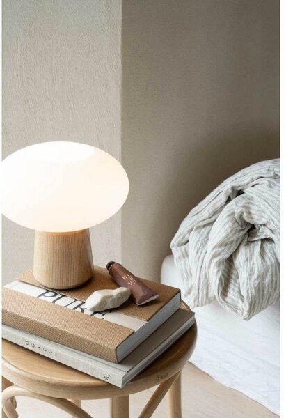Stolne Lampa Watt & Veke, prigušiv, Bijela, Dnevna soba, Staklo, Skandinavski