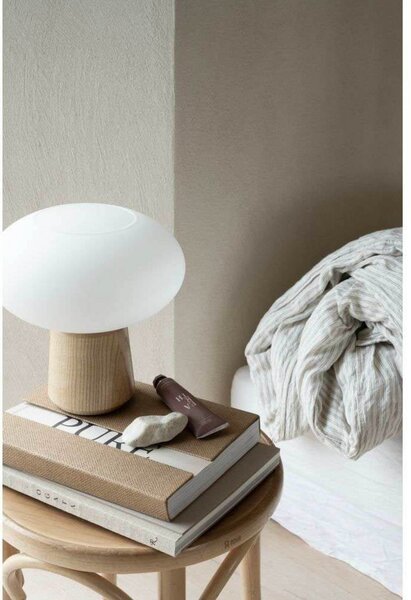 Stolne Lampa Watt & Veke, prigušiv, Bijela, Dnevna soba, Staklo, Skandinavski