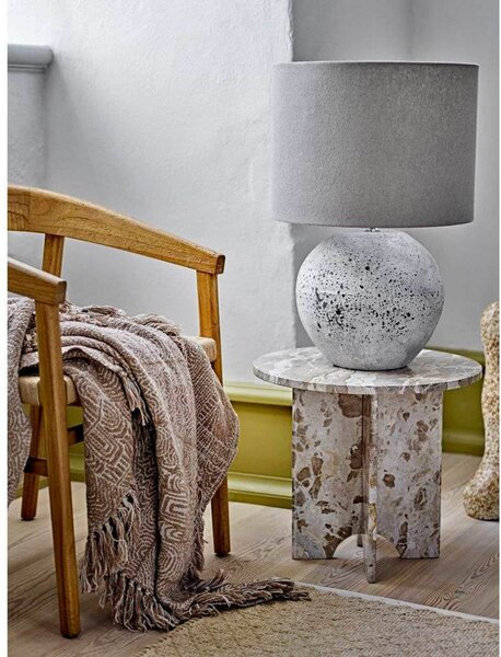 Stolne Lampa Bloomingville, Bež, Dnevna soba, Tkanina / tekstil