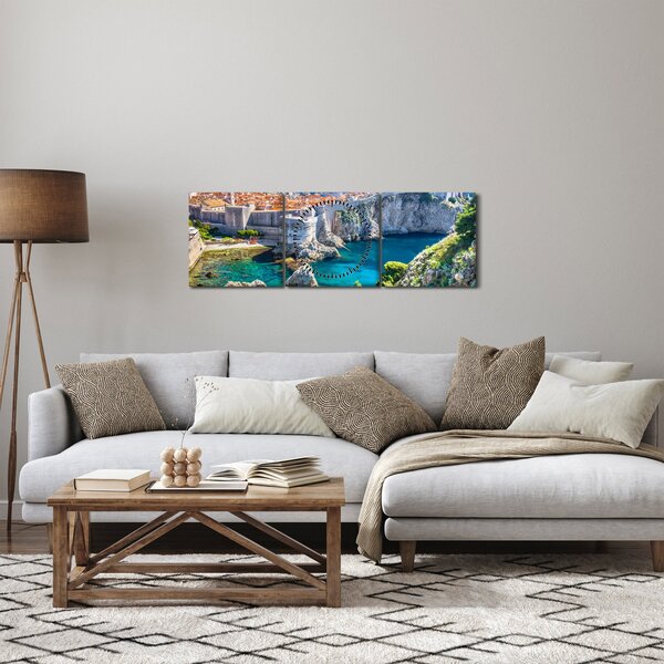 Slika - Dubrovnik (sa satom) (90x30 cm)