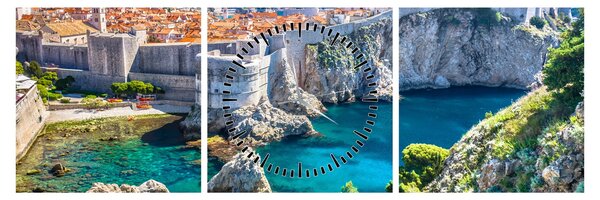 Slika - Dubrovnik (sa satom) (90x30 cm)