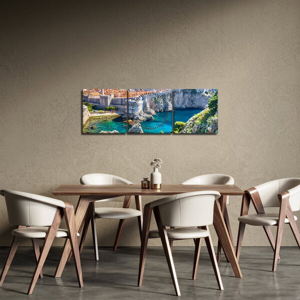 Slika - Dubrovnik (sa satom) (90x30 cm)