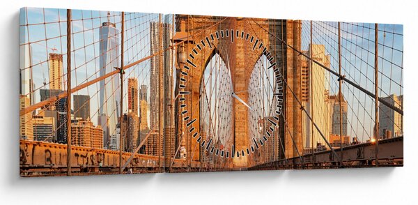 Slika - Brooklynski most (sa satom) (90x30 cm)