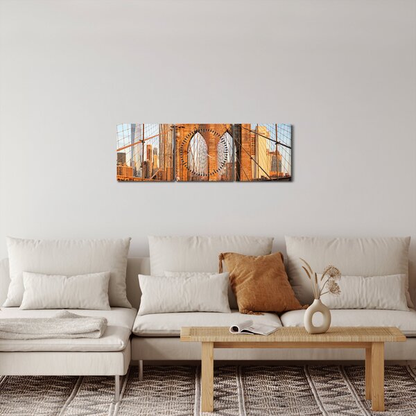 Slika - Brooklynski most (sa satom) (90x30 cm)