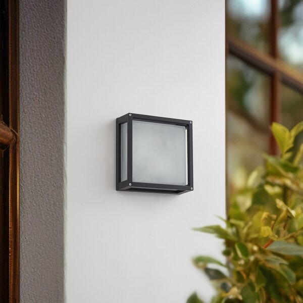 Vanjske Svjetiljka Lucande, Aurelien, prigušiv, Crno, Balkon, Aluminij, Moderan