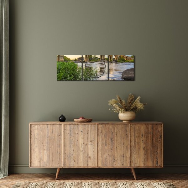Slika - Željeznički most u Richmondu (sa satom) (90x30 cm)