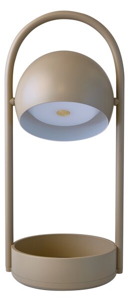 Stolne Lampa FRANDSEN, Ball Portable, prigušiv, Sivo, Dnevna soba, Metal