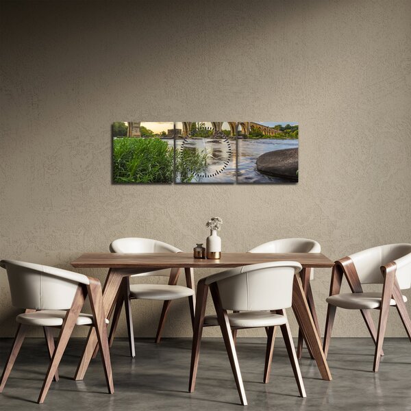 Slika - Željeznički most u Richmondu (sa satom) (90x30 cm)