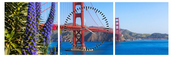 Slika - Most Golden Gate, San Francisco (sa satom) (90x30 cm)