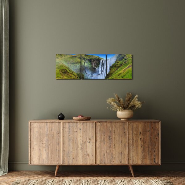 Slika - Vodopad Seljalandsfoss (sa satom) (90x30 cm)