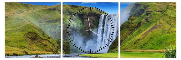 Slika - Vodopad Seljalandsfoss (sa satom) (90x30 cm)