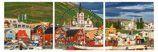 Slika - Húsavík (sa satom) (90x30 cm)