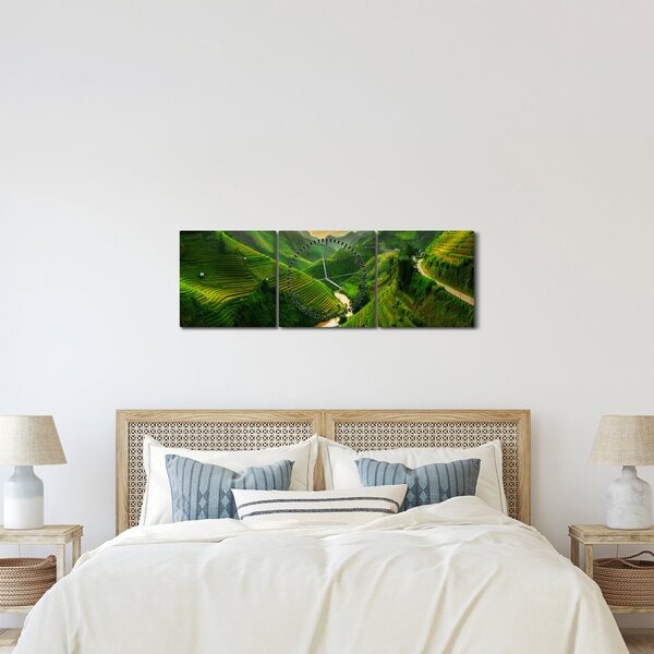 Slika - Mu Cang Chai rižine terase (sa satom) (90x30 cm)