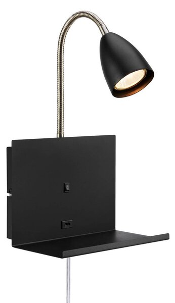 Zidne Svjetiljka Markslöjd, Cuarto, Crno, Spavaća soba, Metal, Moderan