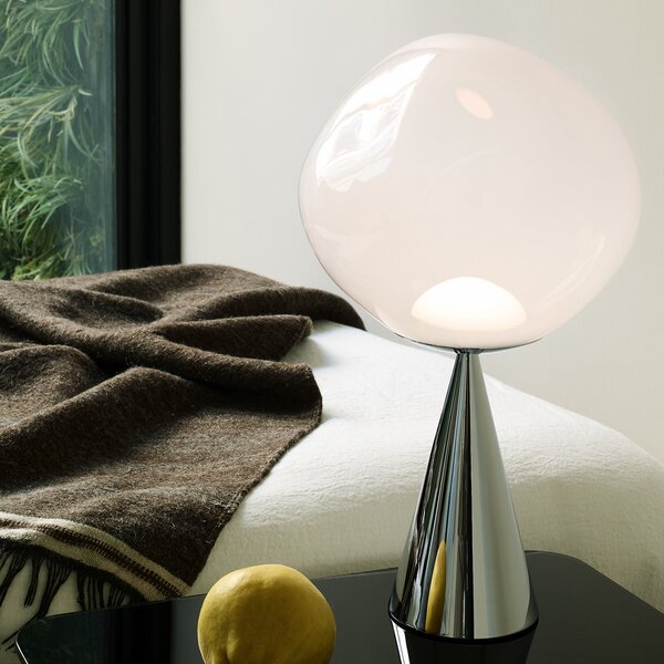 Stolne Lampa Tom Dixon, Melt Cone Fat, prigušiv, Metalik, Dnevna soba, Plastika, Dizajn