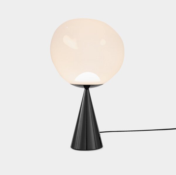 Stolne Lampa Tom Dixon, Melt Cone Fat, prigušiv, Crno, Dnevna soba, Metal, Dizajn