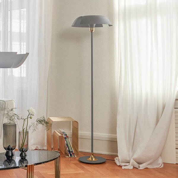 Podne Lampa AYTM, Cycnus, Sivo, Dnevna soba, Metal, Dizajn