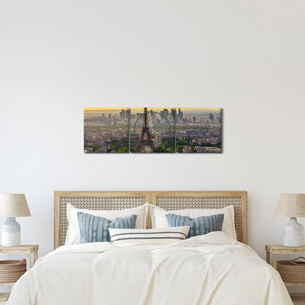 Slika - Panorama Pariza (sa satom) (90x30 cm)