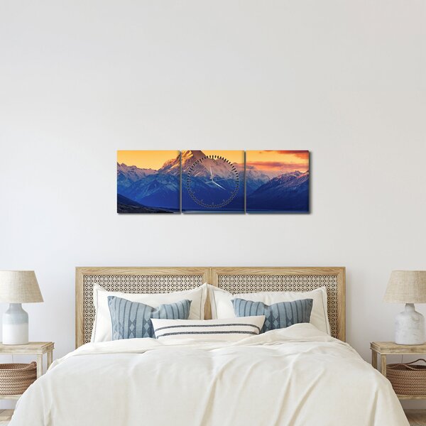 Slika - jezero Pukaki (sa satom) (90x30 cm)
