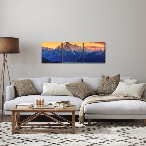 Slika - jezero Pukaki (sa satom) (90x30 cm)