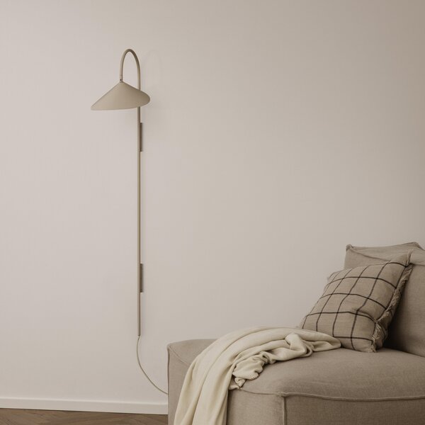 Zidne Svjetiljka ferm LIVING, Arum Swivel Tall, Bež, Dnevna soba, Metal, Dizajn