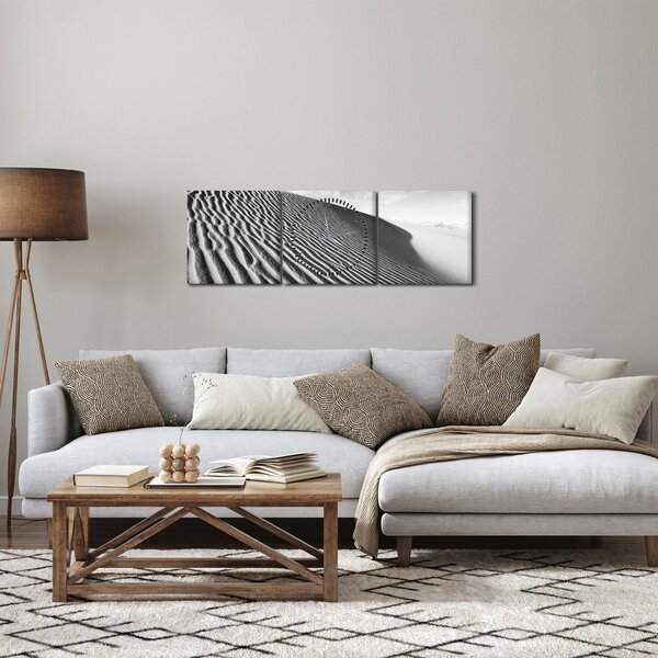 Slika - Pješčana dina (sa satom) (90x30 cm)