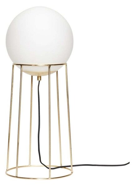 Podne Lampa Hübsch, Bijela, Dnevna soba, Metal
